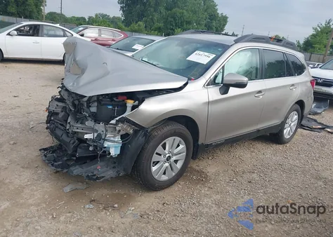 2019 Subaru Outback 2.5I Premium из США, поврежденный, VIN 4S4BSAFC3K3307704